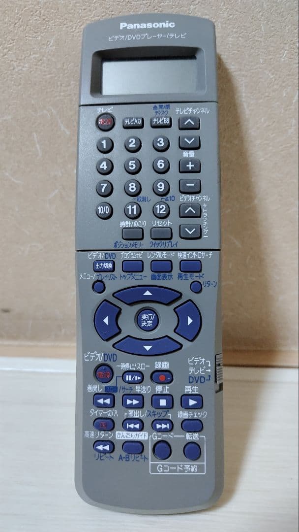 【動作品】Panasonic　DVDプレーヤー一体型ビデオ　NV-VP30