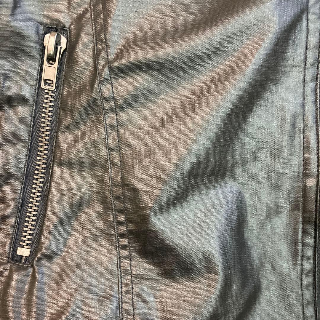 d*7様 VICE FAIRY ファー付きフェイクレイヤードライダースジャケット