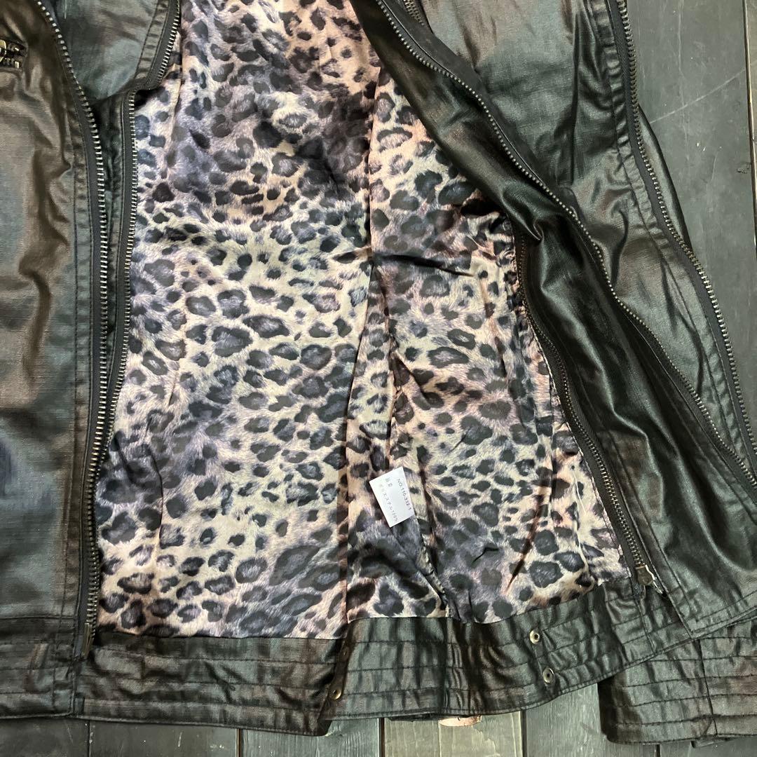 d*7様 VICE FAIRY ファー付きフェイクレイヤードライダースジャケット