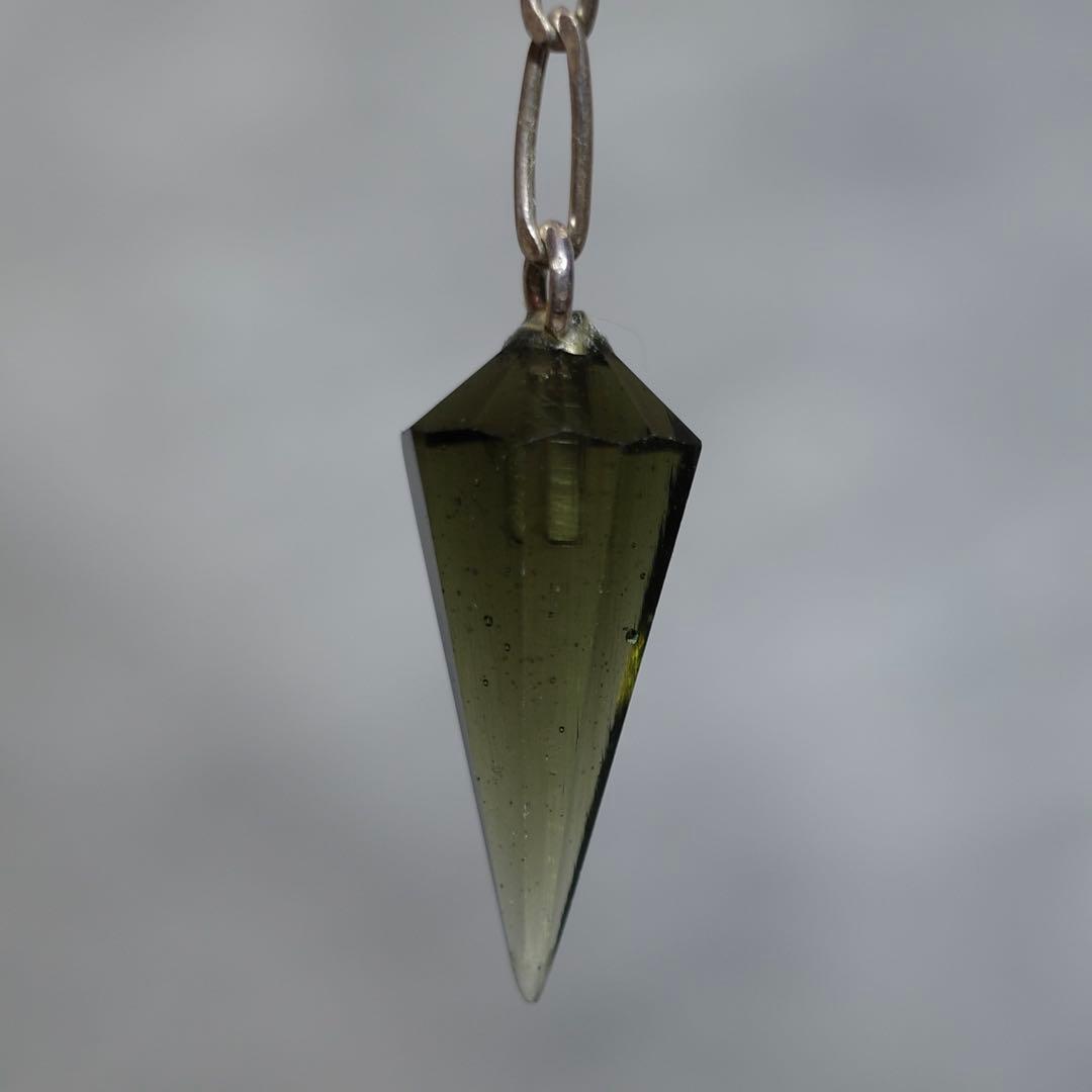 モルダバイト ペンデュラム 鑑別書付き