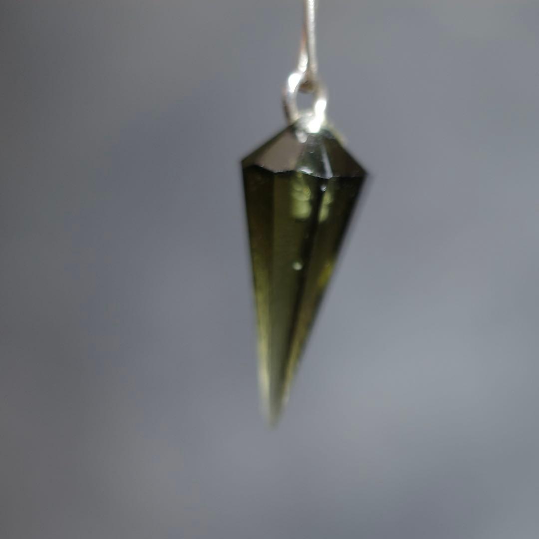 モルダバイト ペンデュラム 鑑別書付き