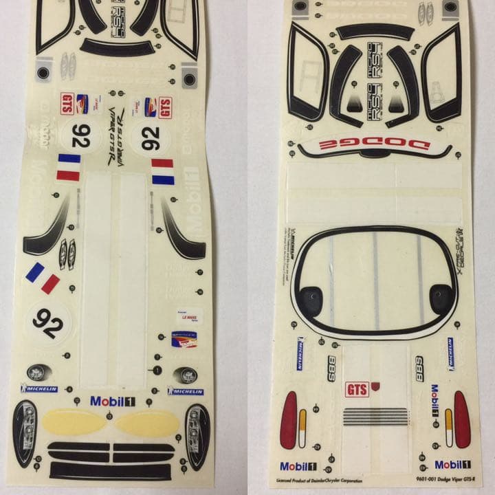 【未使用】RCマイクロRS4 ダッジバイパーGTS-Rキット 140mmボディー