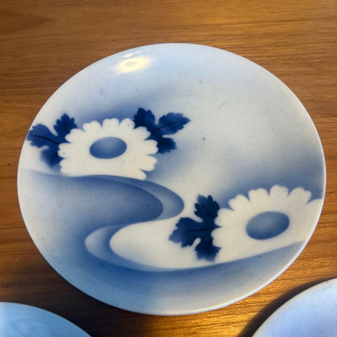 深川製磁　骨董皿 親戚宅の蔵出し品、3枚セットで