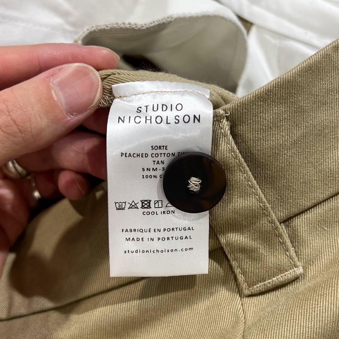 着用2度のみ！STUDIO NICHOLSON SORTE TAN ベージュS⭐︎