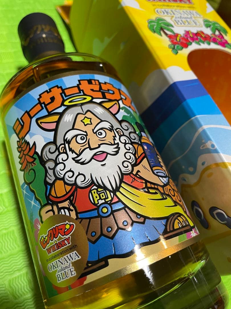 激レアビックリマンウイスキー シーサーゼウス シール付40度 500ml