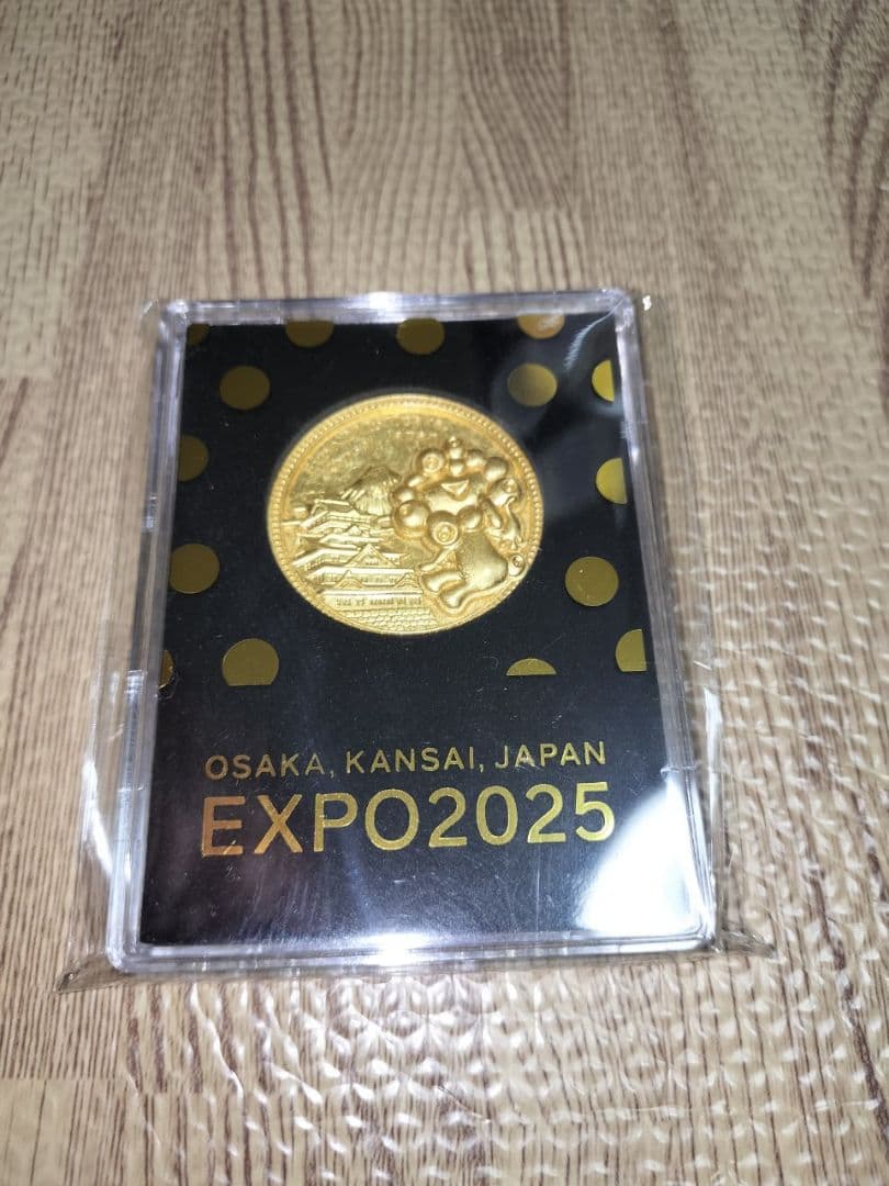 EXPO2025 大阪万博 記念メダル 金箔 ミャクミャク