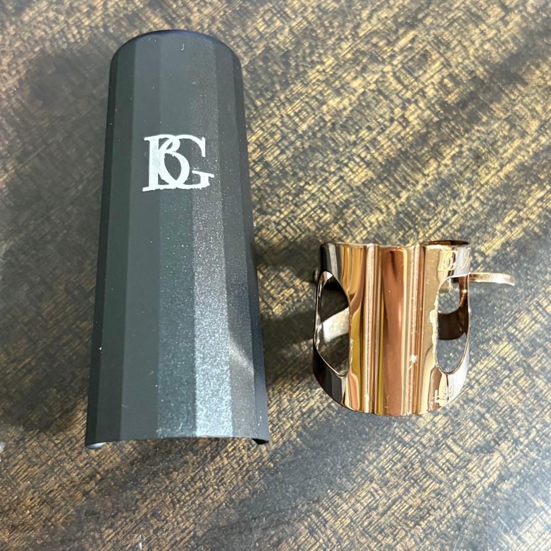 B♭クラリネットリガチャー　BG ローズゴールド　L39 キャップセット