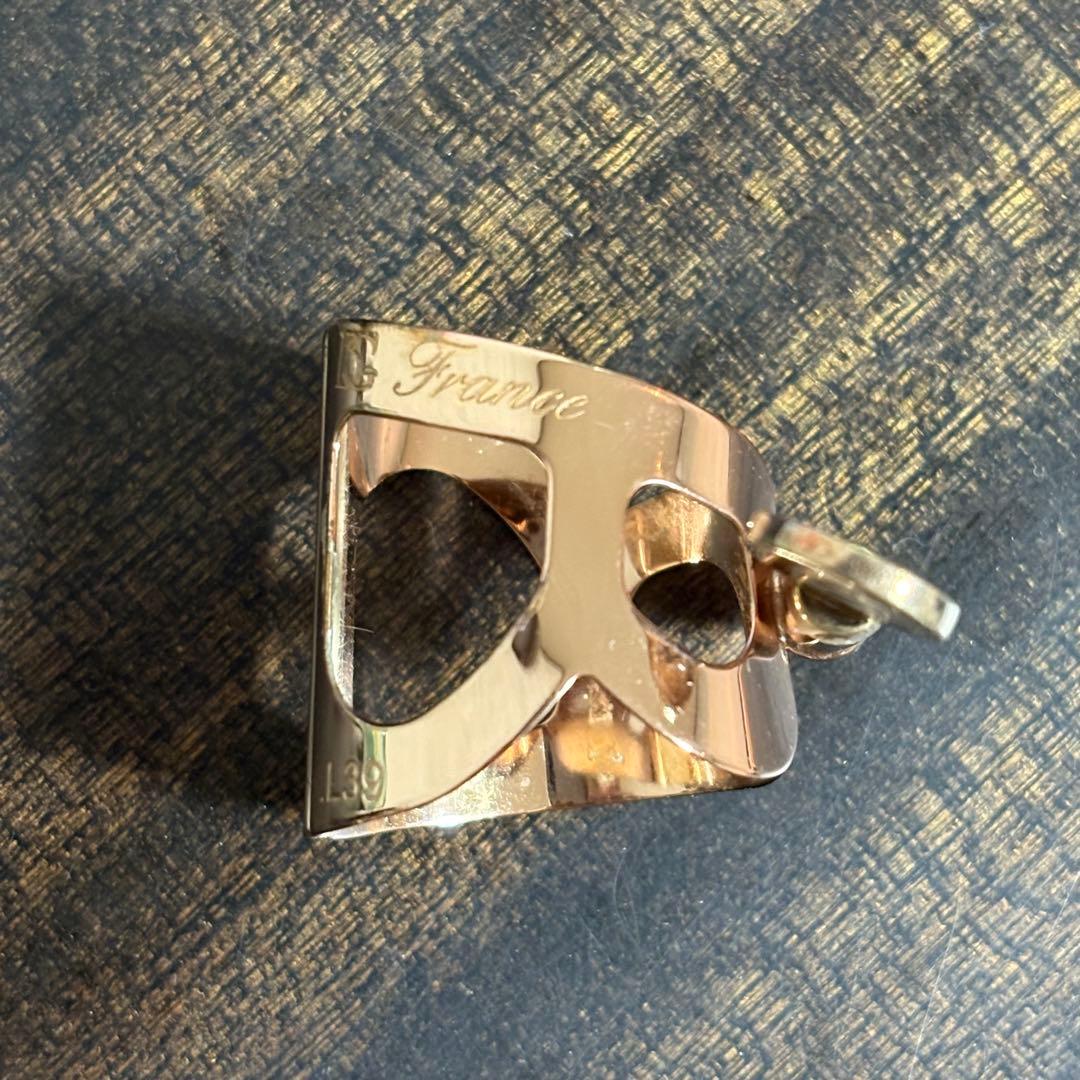 B♭クラリネットリガチャー　BG ローズゴールド　L39 キャップセット