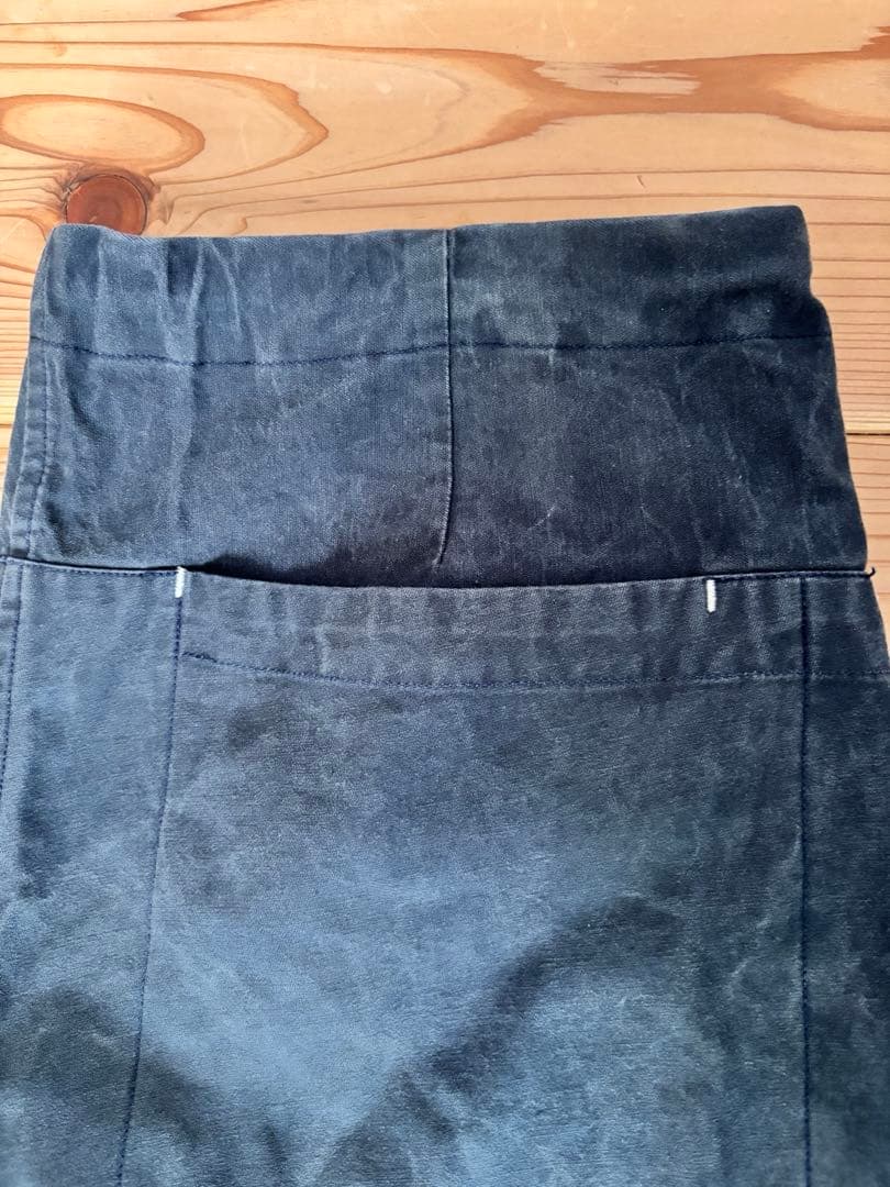 えみおわす　ワークパンツ　ネイビー