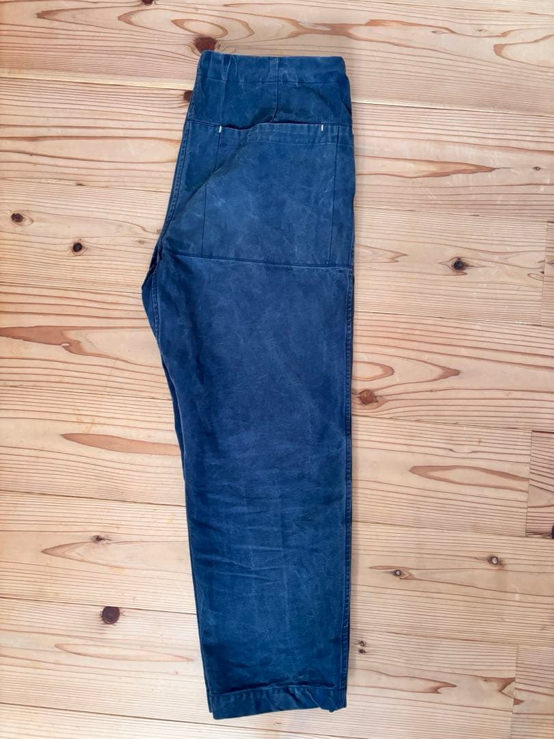 えみおわす　ワークパンツ　ネイビー