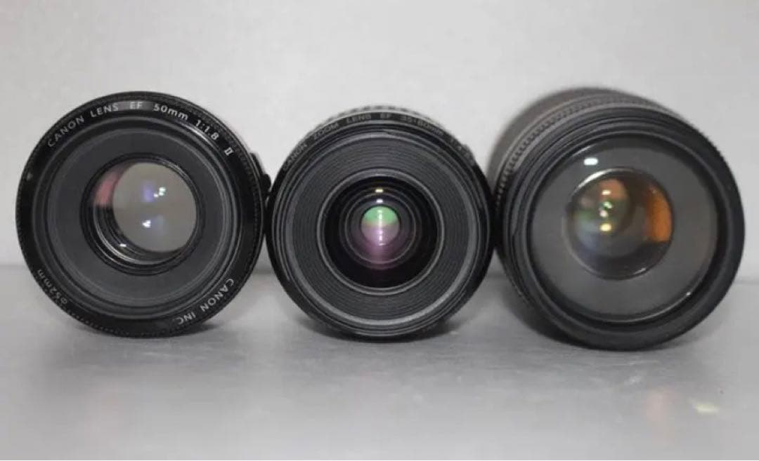 キャノン Canon EOS Kiss X9標準&望遠&単焦点レンズセット