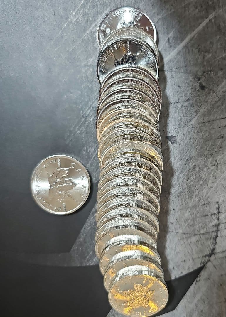 カナダメイプル2015, 9999純銀 1オンス x25枚