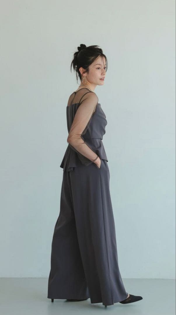 dorry doll ラップドペプラムパンツドレス