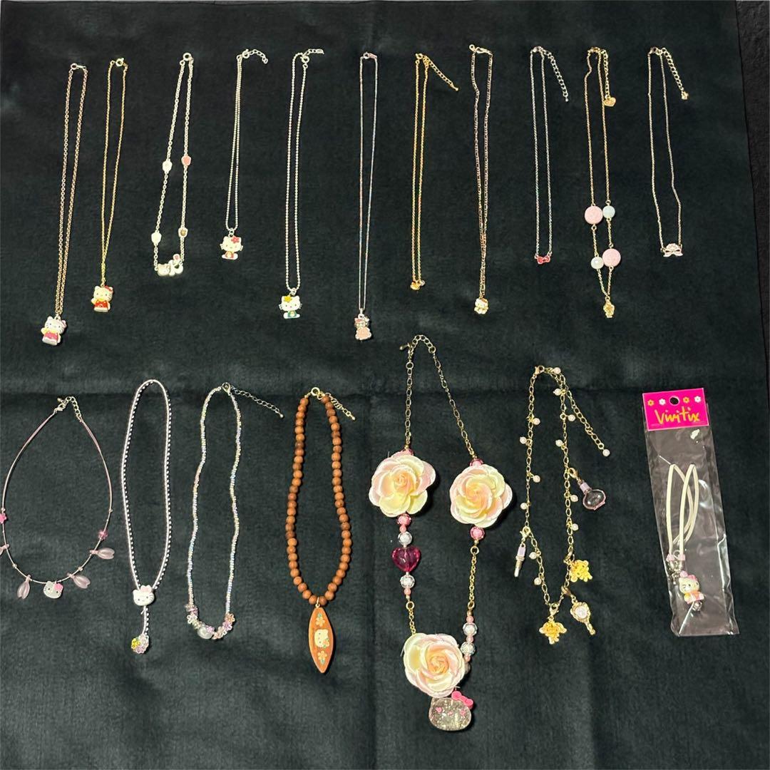 【コレクター放出／一点物】サンリオ平成レトロアクセ大量まとめ売り 当時物