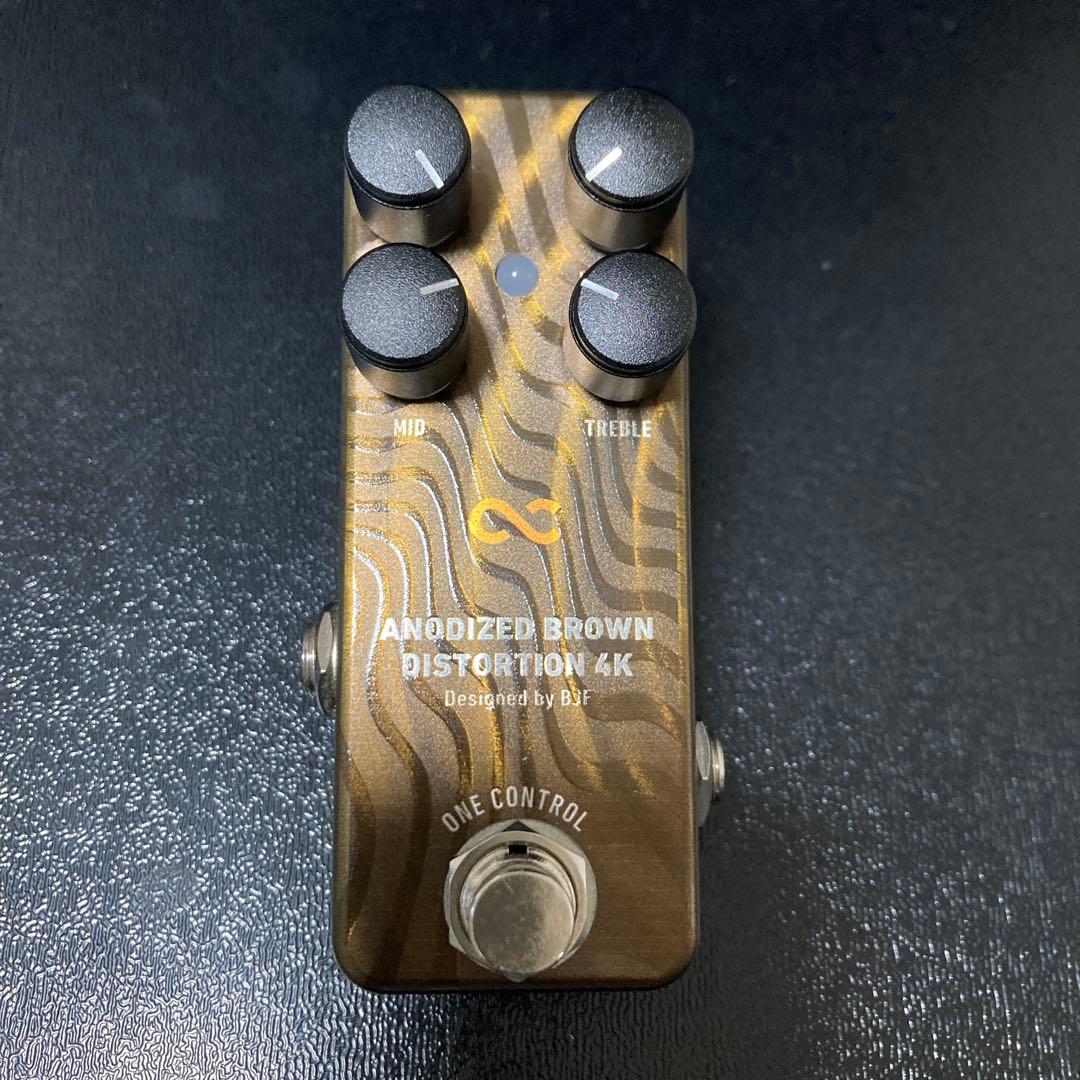 ギター ONE CONTROL ANODIZED BROWN DISTORTION 4K
