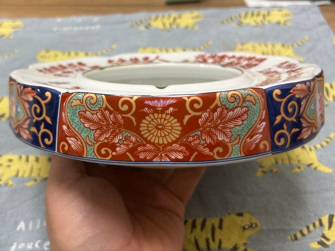 【超激レア】　任侠　土佐犬　記念品　有田焼灰皿　010