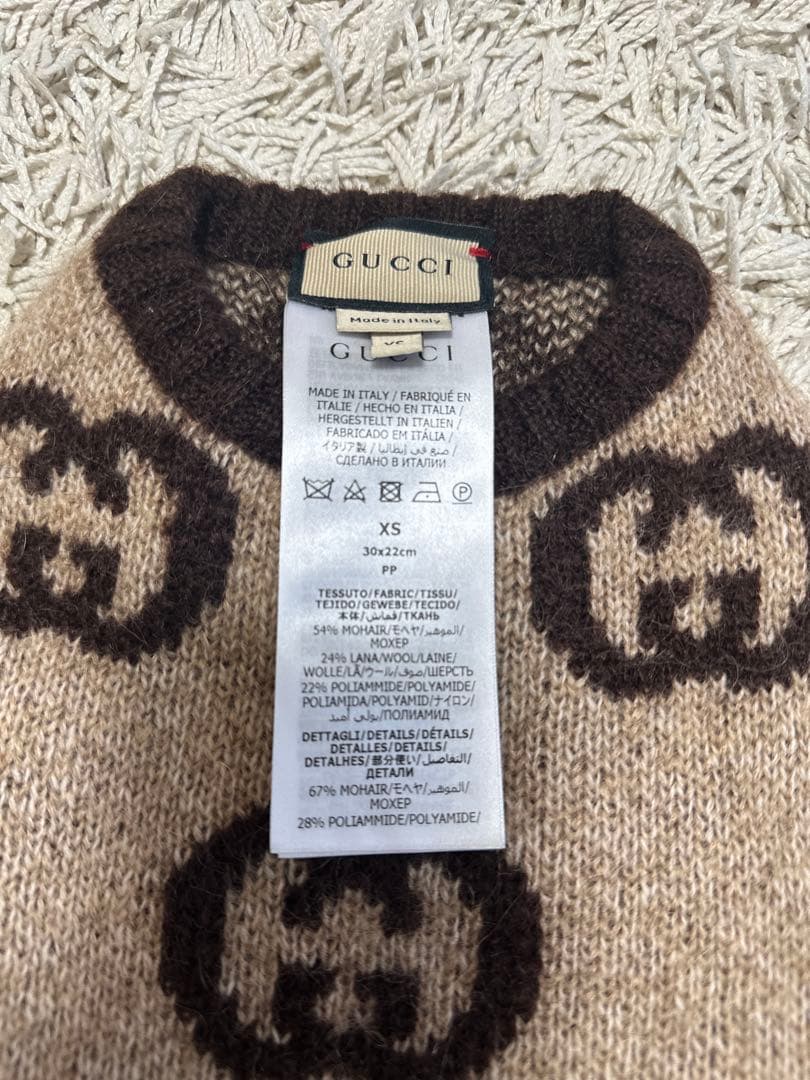 GUCCI 犬用セーター XS