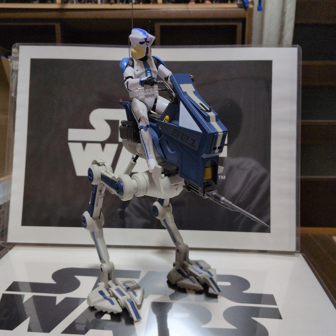 スターウォーズ　６インチ カスタムクローントルーパー　&　AT-RT非正規品