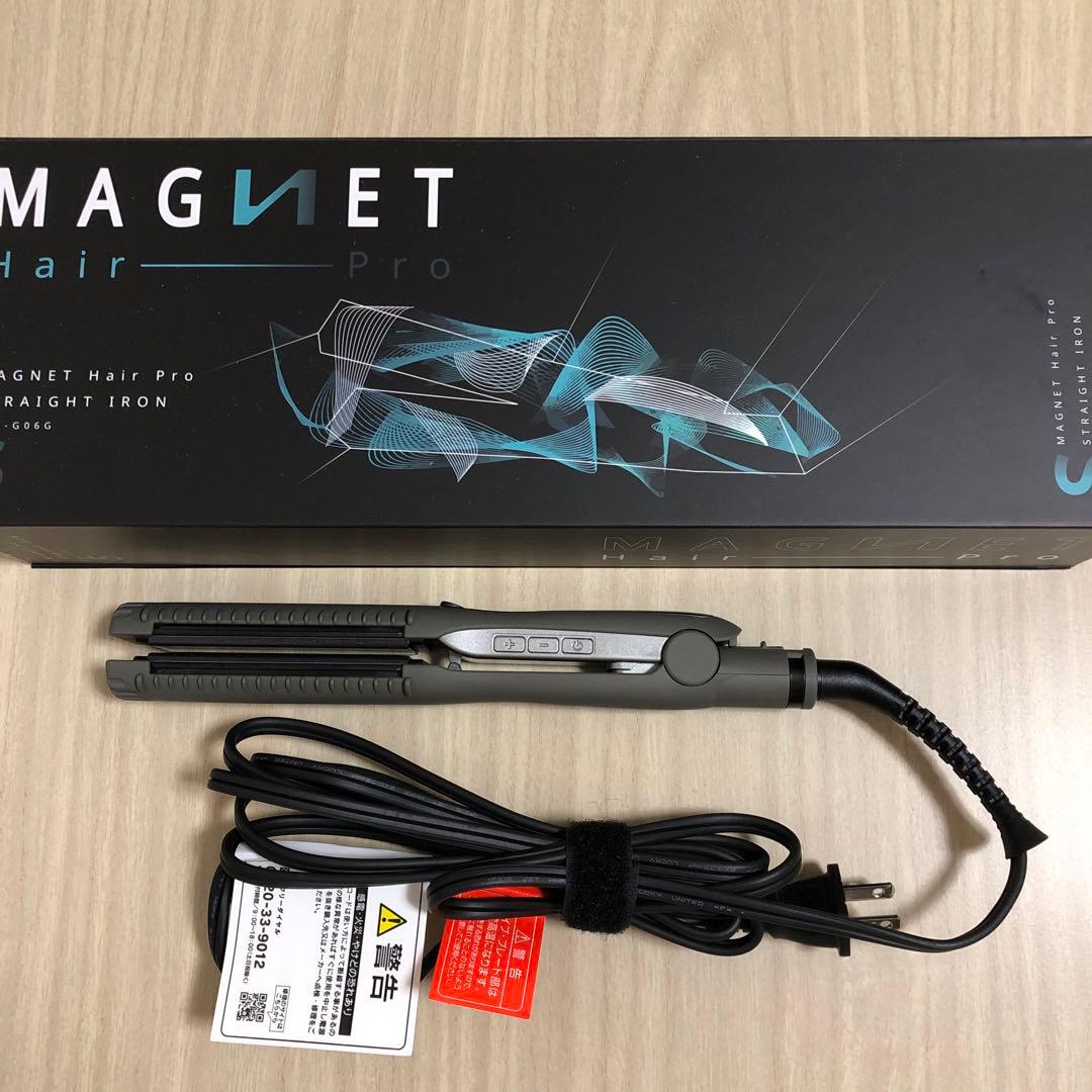 【美品】クレイツ マグネットヘアプロ ストレートアイロンS