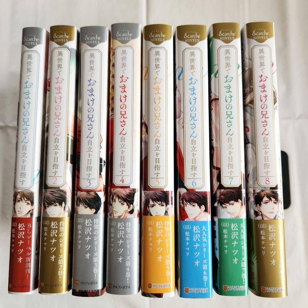 【SSカード・コミコミ特典付き】小説 異世界でおまけの兄さん自立を目指す 全8巻