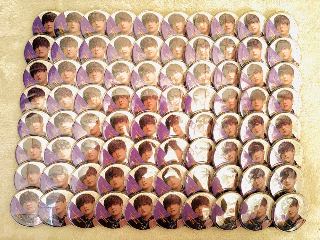 浦島坂田船 志麻 缶バ 缶バッジ 実写 10th