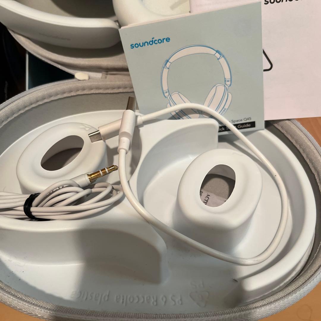 Soundcore Q45 ヘッドホン　ホワイト