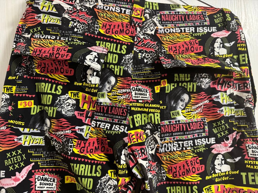 ヒステリックグラマー 水陸両用 2way スイムショーツ M 総柄パンツ