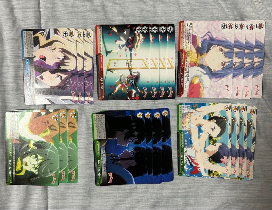 ヴァイスシュヴァルツ レヴュースタァライト 門扉デッキ パーツ 大量 スリーブ付