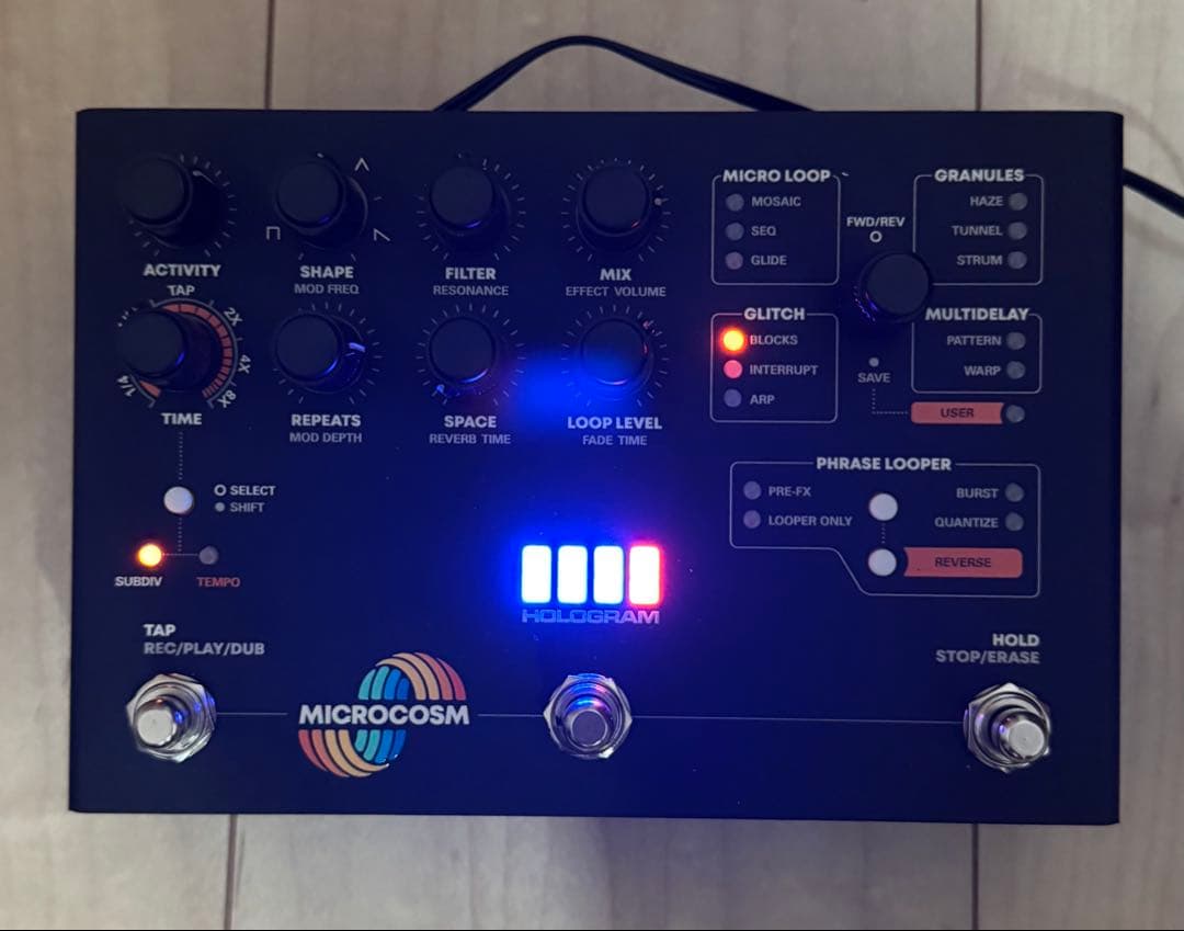 ギター Hologram Microcosm Black