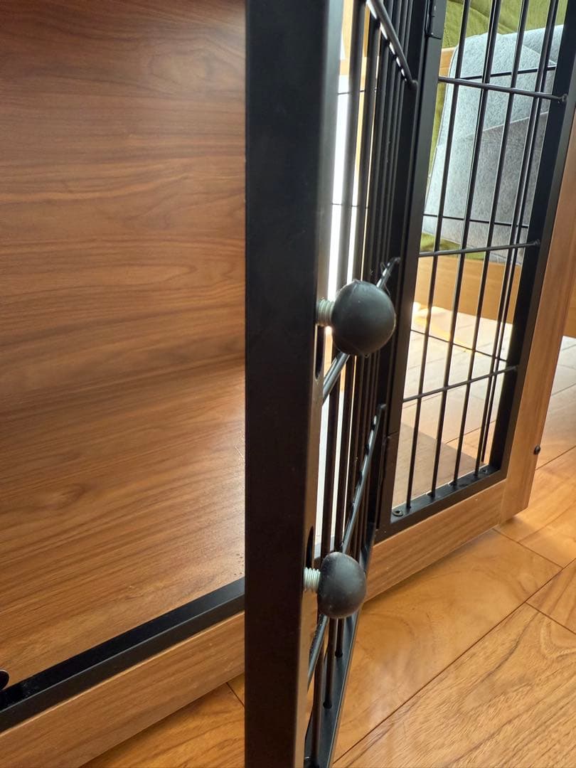 【ほぼ新品】犬用ケージ ブラウン Mサイズ 2ドア