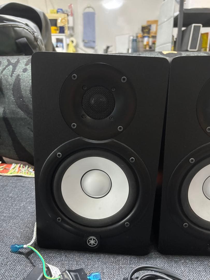 YAMAHA HS5 定番スタジオモニター ペア　スピーカーケーブル付き
