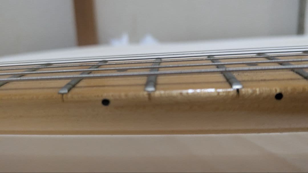 水色 エレキギター ソリッドボディ