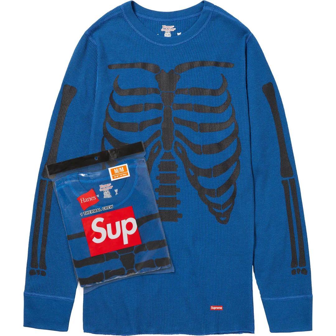 トップス Supreme Hanes Bones Thermal Crew XL