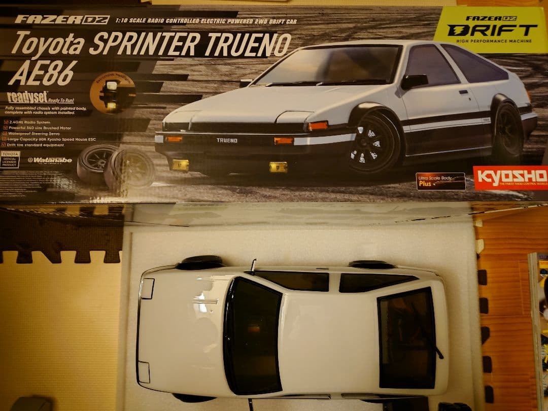 1/10 FAZER D2 レディセット トヨタ スプリンター トレノ AE86