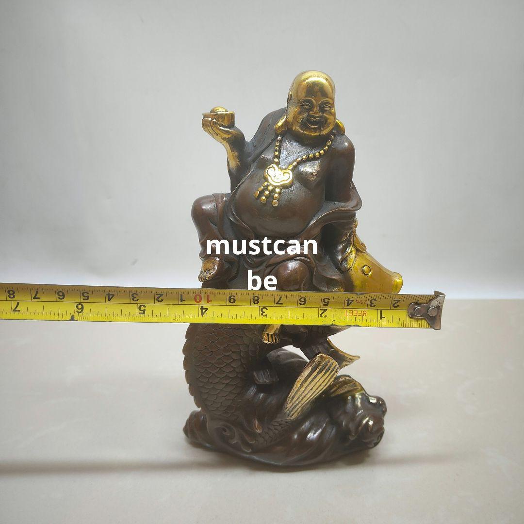銅製 弥勒仏 笑仏 開運 風水 招財 置物 工芸品 装飾品