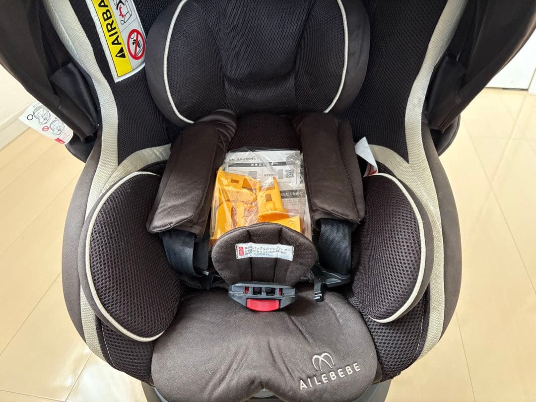 【良品】エールベベ・クルット3i グランス　アンバーブラウン ISOFIX