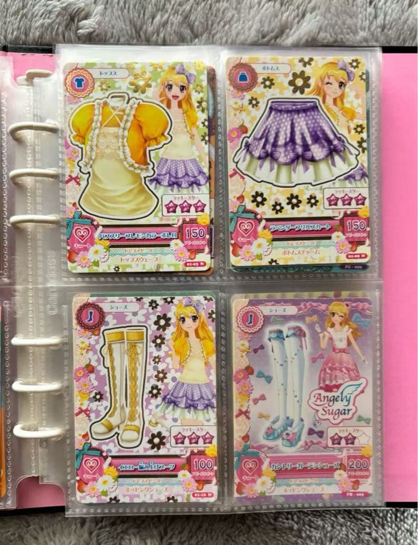 こ*く様 アイカツカード　平成女児カード　まとめ売り　700枚以上　バインダー3