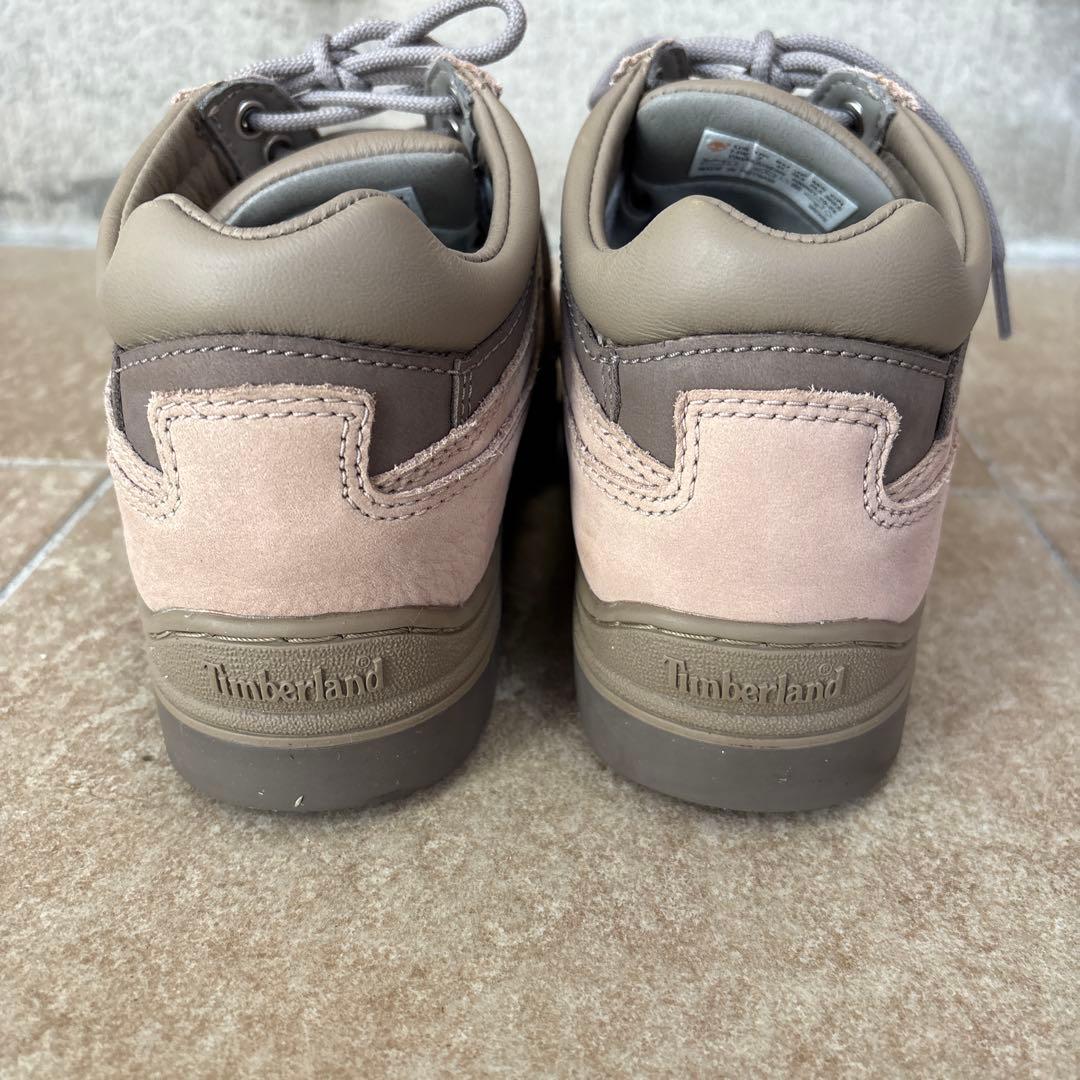 ティンバーランド　モックトゥ　GORE-TEX ベージュレザー モカシンシューズ