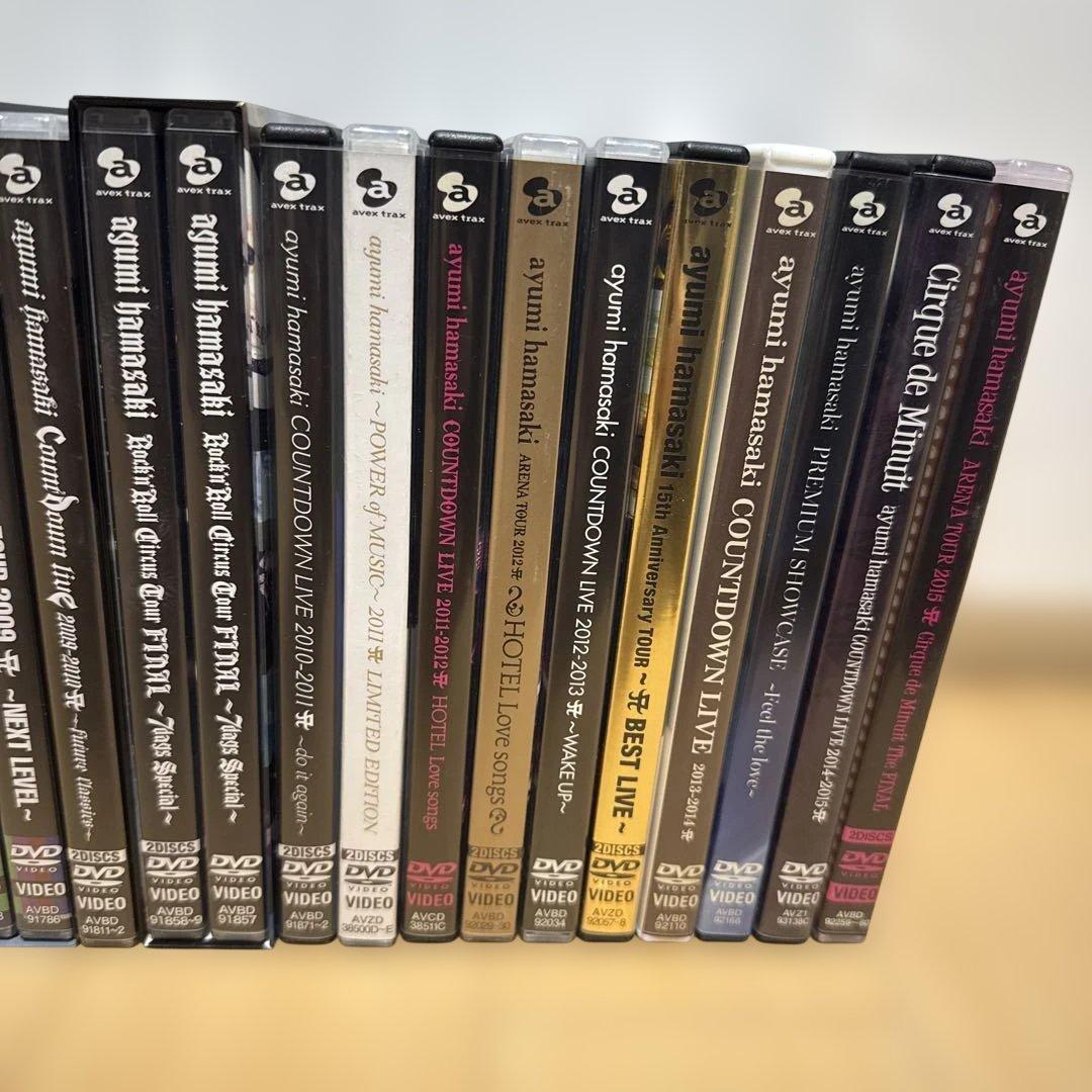 【まとめ売り】浜崎あゆみ DVD コレクション 全22セット