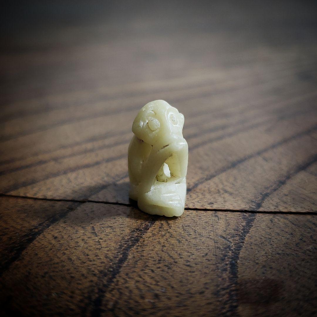 猿　日光　言わざる　根付　江戸　明治　キーホルダー