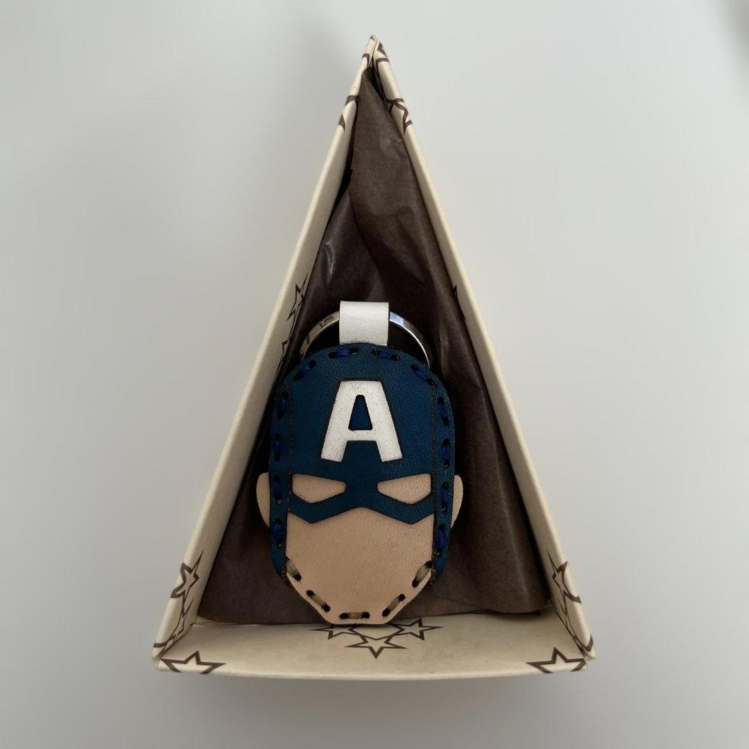 （未使用）MARVEL オジャガデザイン キャプテン・アメリカ キーホルダー