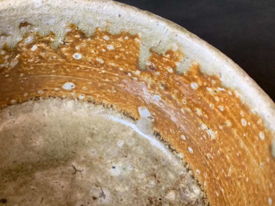 古信楽 半筒 茶碗 江戸中期～後期 茶道具 809