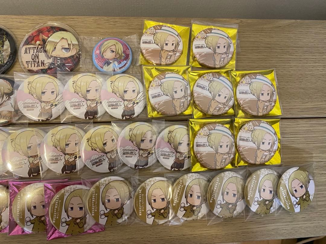 進撃の巨人 アニ 缶バッジ WIT