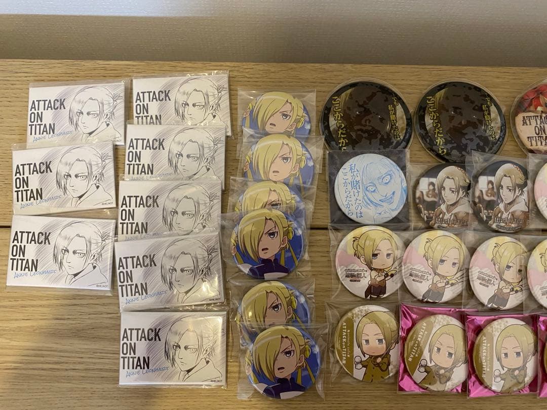 進撃の巨人 アニ 缶バッジ WIT