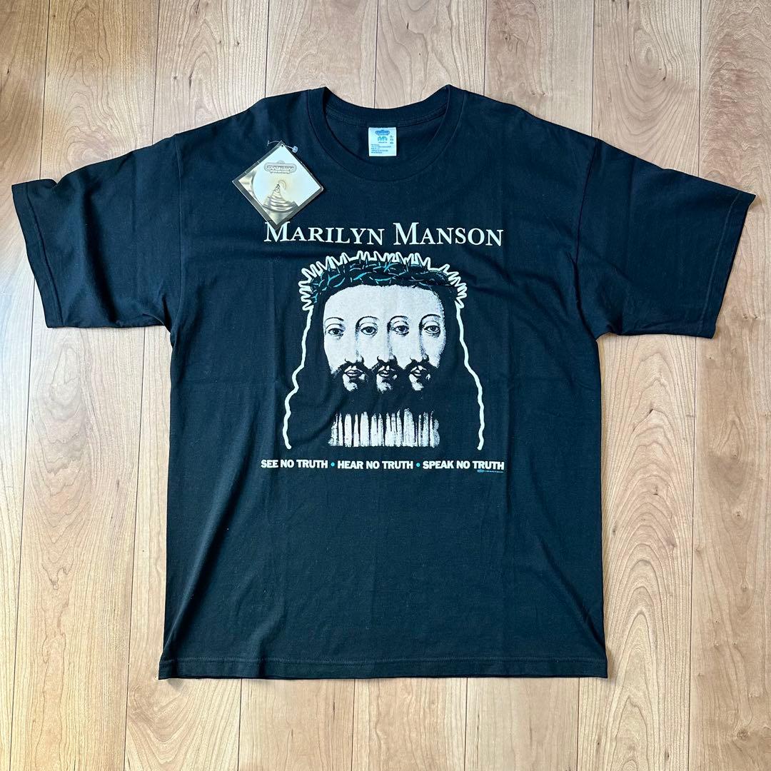 Marilyn Manson Believe 90s XL ヴィンテージTシャツ