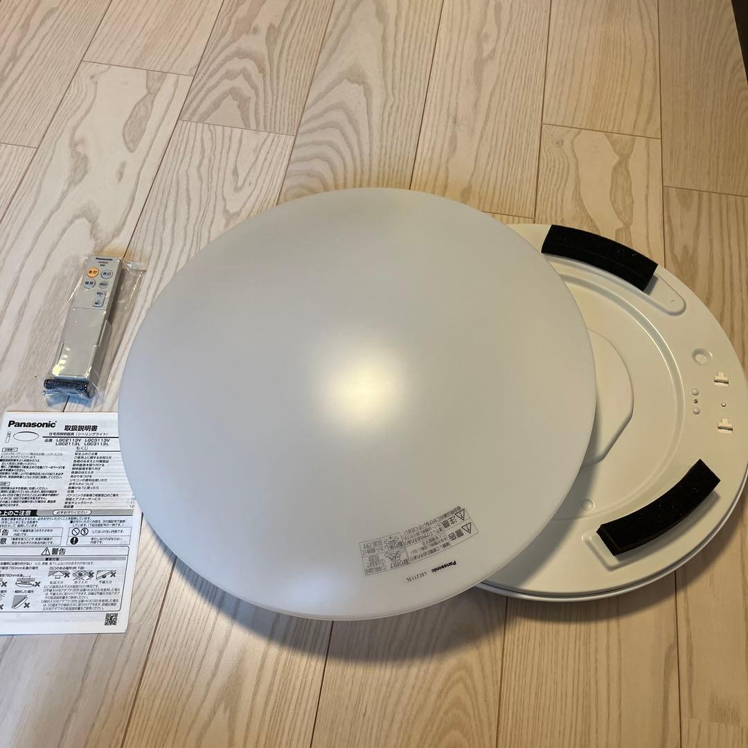 トマト　日本製美品　パナソニック LEDシーリングライト電球色 3台