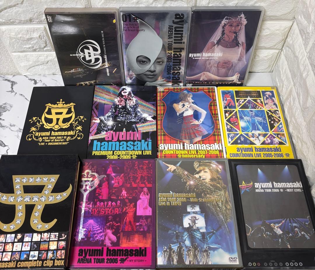 【セット✨】浜崎あゆみ　DVD 全11作品Complete Clip Box
