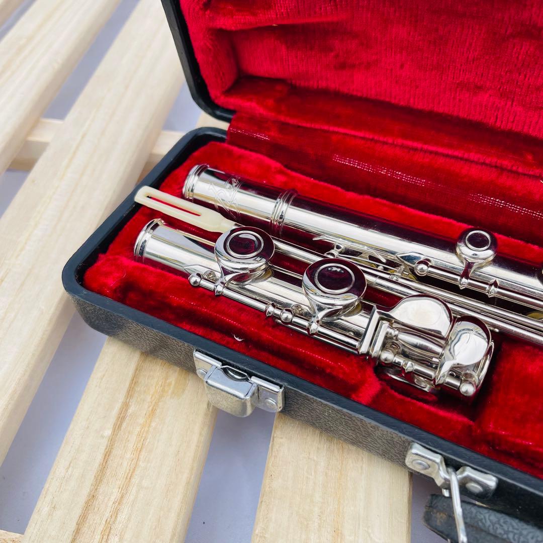 フルート　フルメッキ　美品