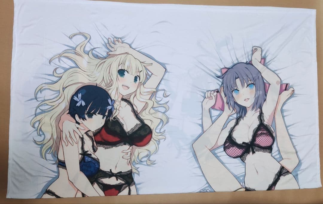 閃乱カグラ PEACH BEACH SPLASH 等身大ハーレム添い寝シーツ