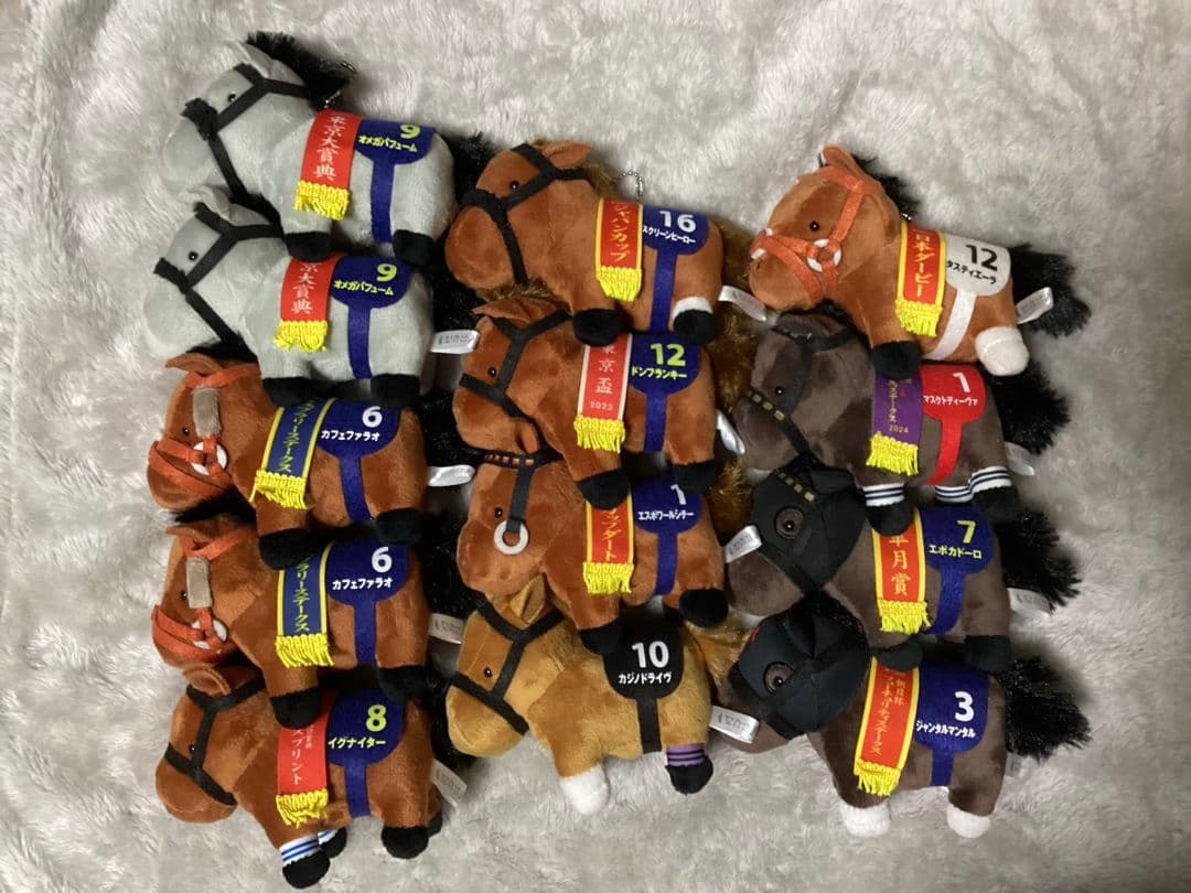 サラブレッドコレクション マスコットボールチェーン ぬいぐるみ 競馬 ストラップ